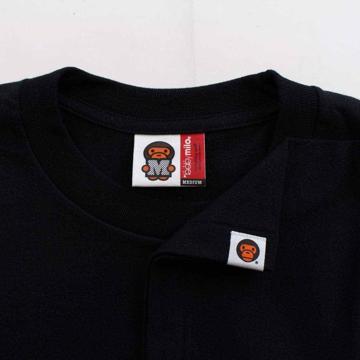 Bape baby milo juice logo tee black - SaruGeneral