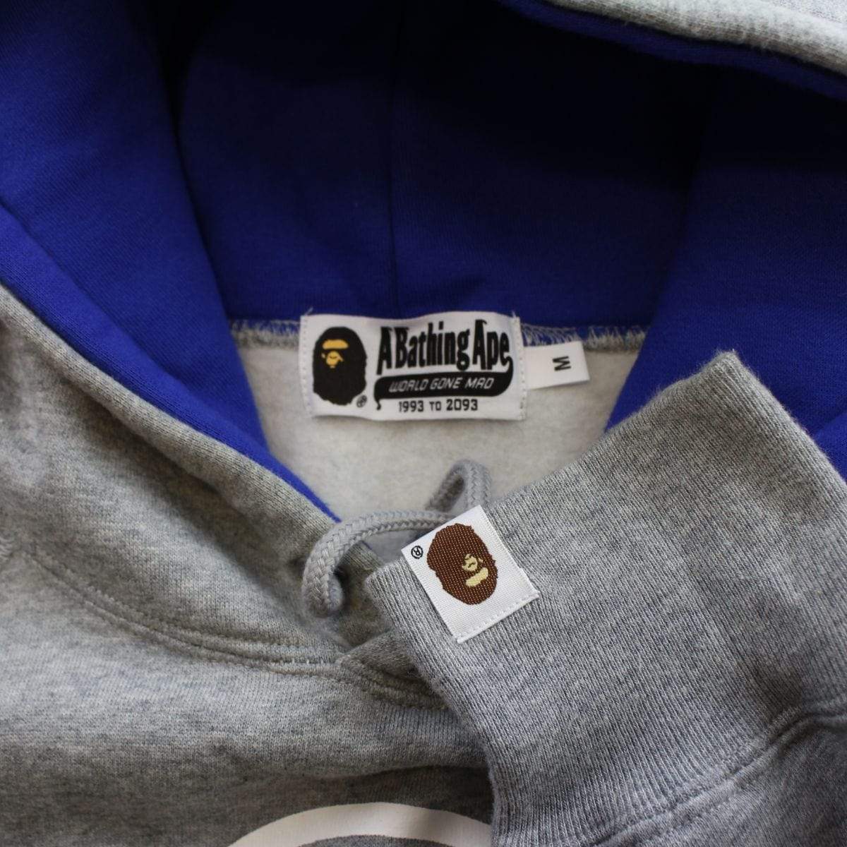 bape milo hoodie grey - SaruGeneral