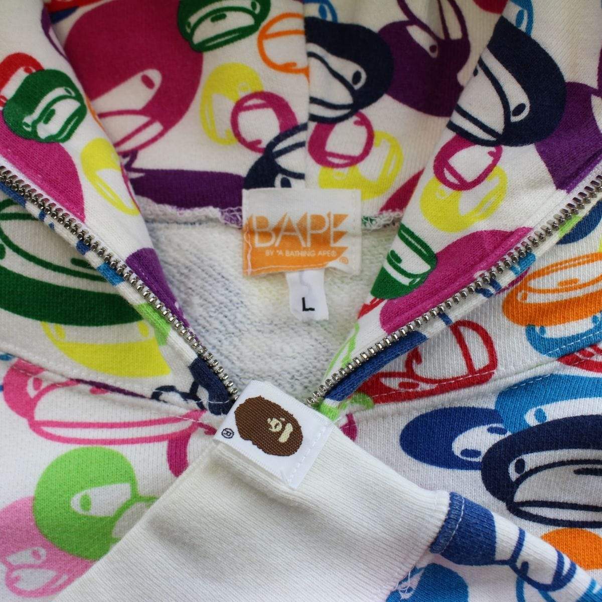 bape multi milo camo full zip hoodie - SaruGeneral