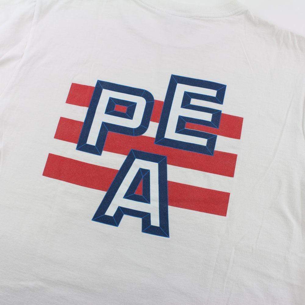 Bape 3 Stripes Ape Logo Tee White - SaruGeneral