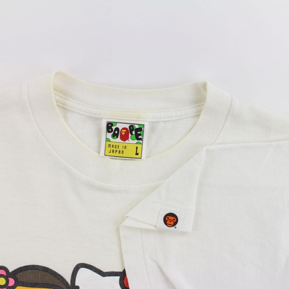 Bape x Hello Kitty Baby Milo Tee White - SaruGeneral