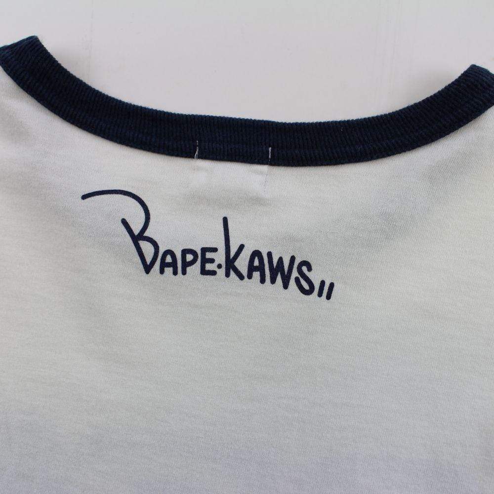 Bape x Kaws A.S.N.K.A LS White - SaruGeneral