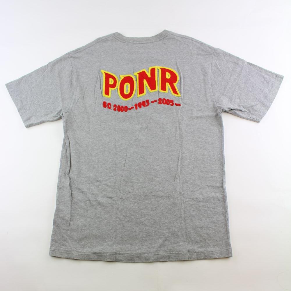 Bape Black Shark Face PONR Tee Grey - SaruGeneral