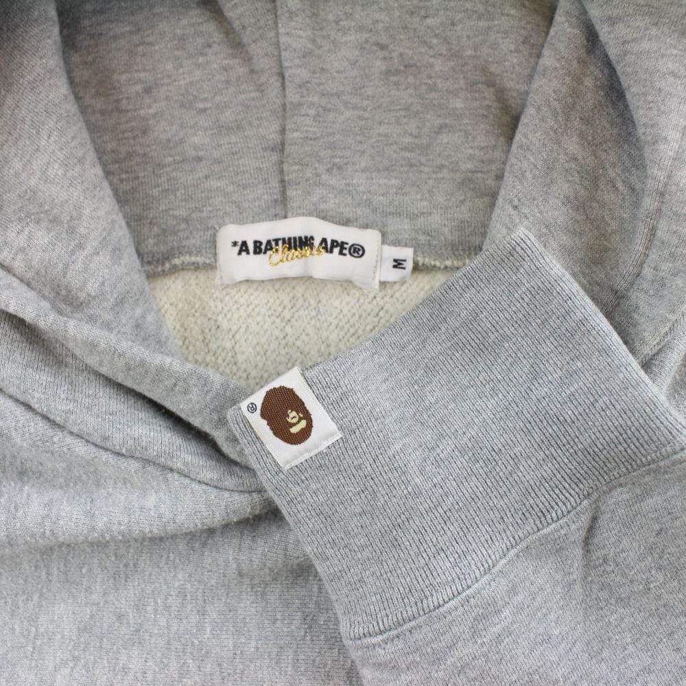Bape Original Big Ape Logo Hoodie Grey - SaruGeneral