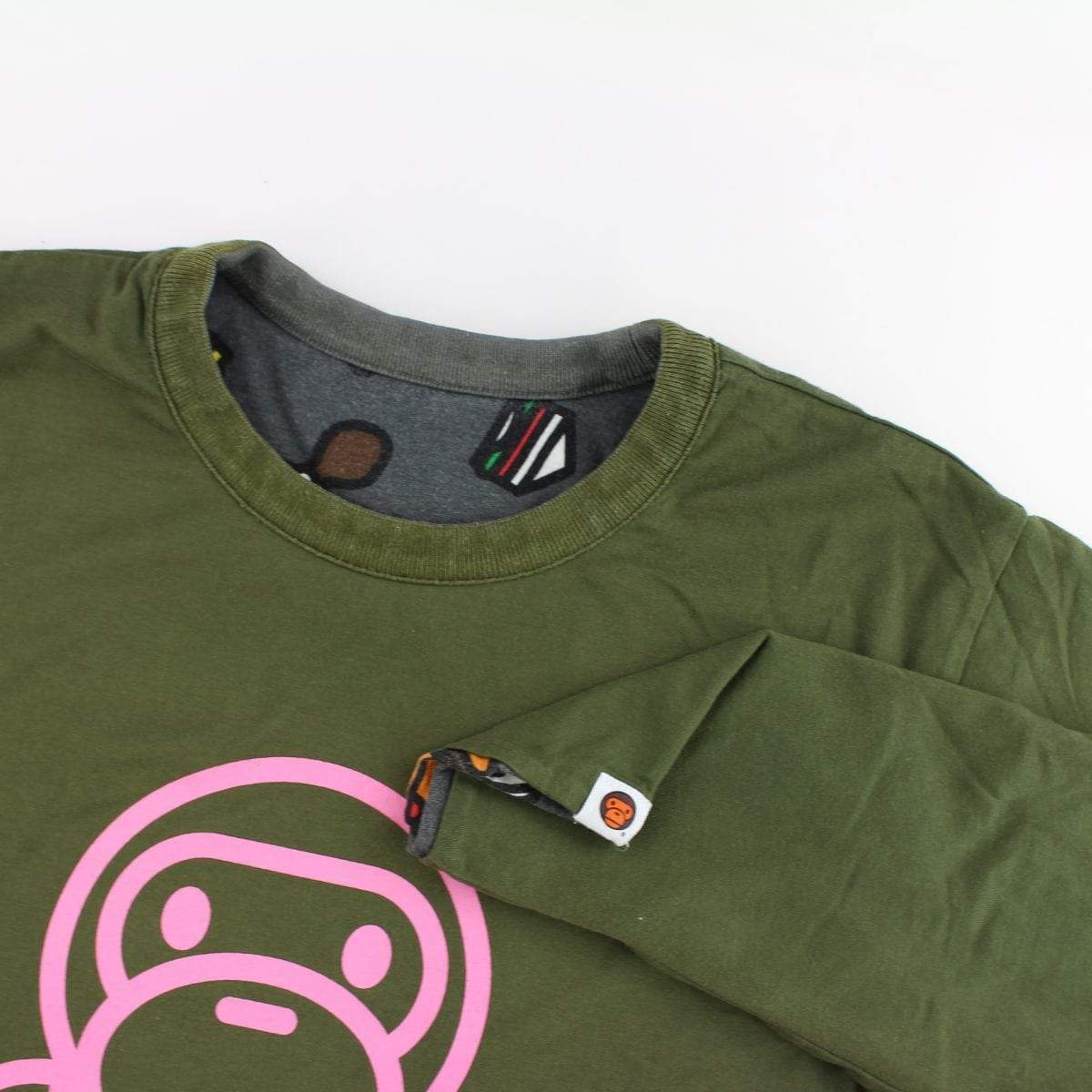Bape Baby Milo Food LS Reversible Green - SaruGeneral