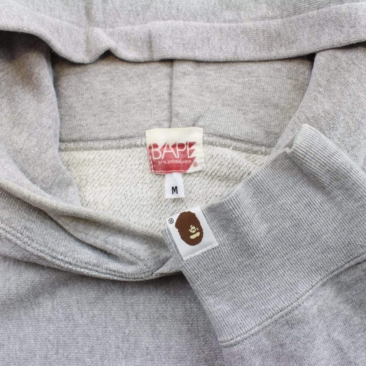 bape nigo figure hoodie grey - SaruGeneral