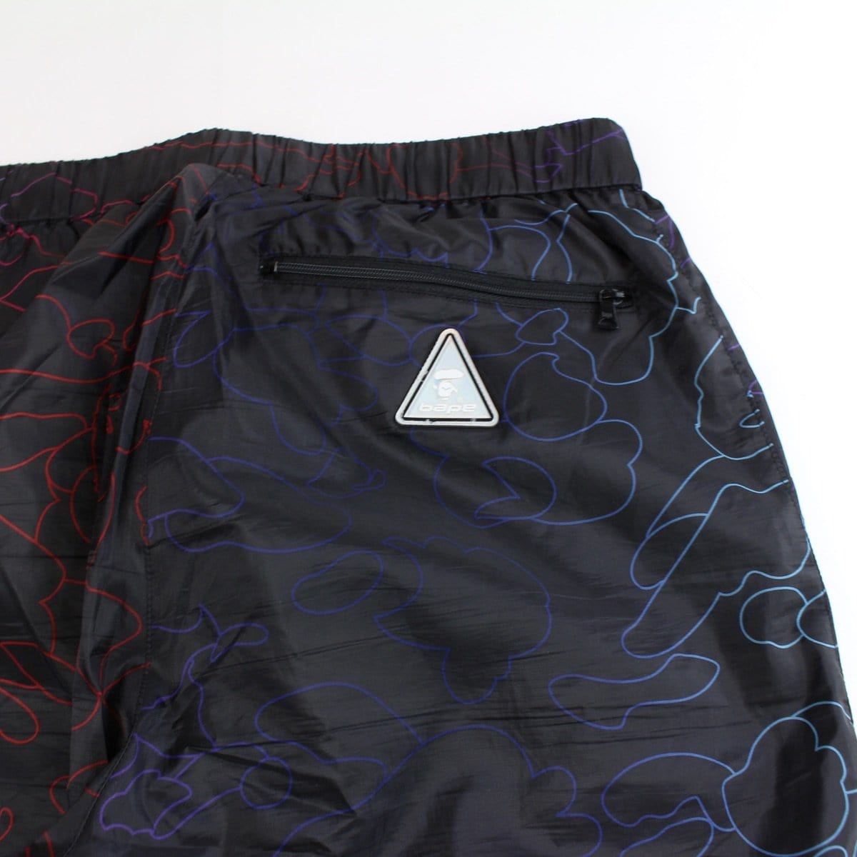bape neon camo track pants black - SaruGeneral