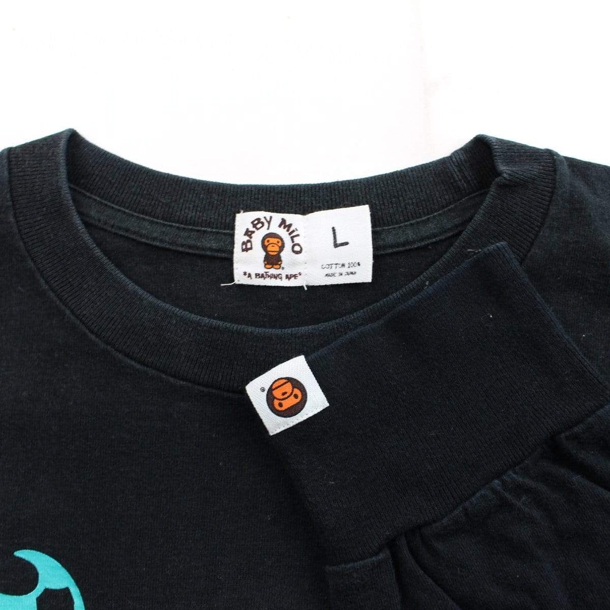 bape nyc blue milo ls black - SaruGeneral