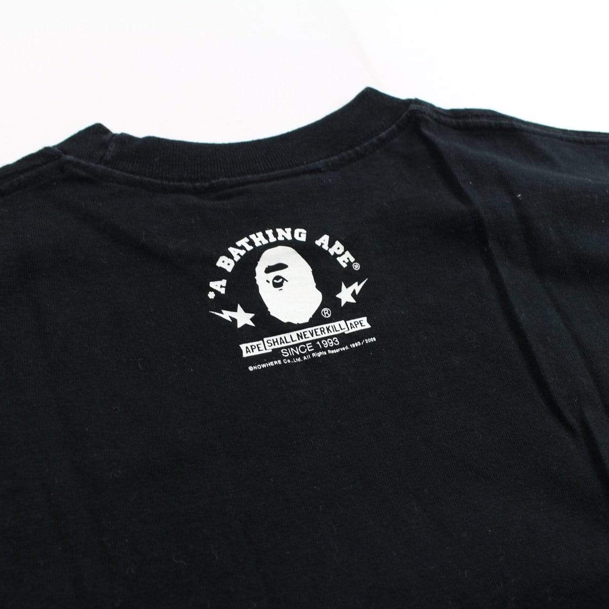 bape milo crown skeleton tee black - SaruGeneral