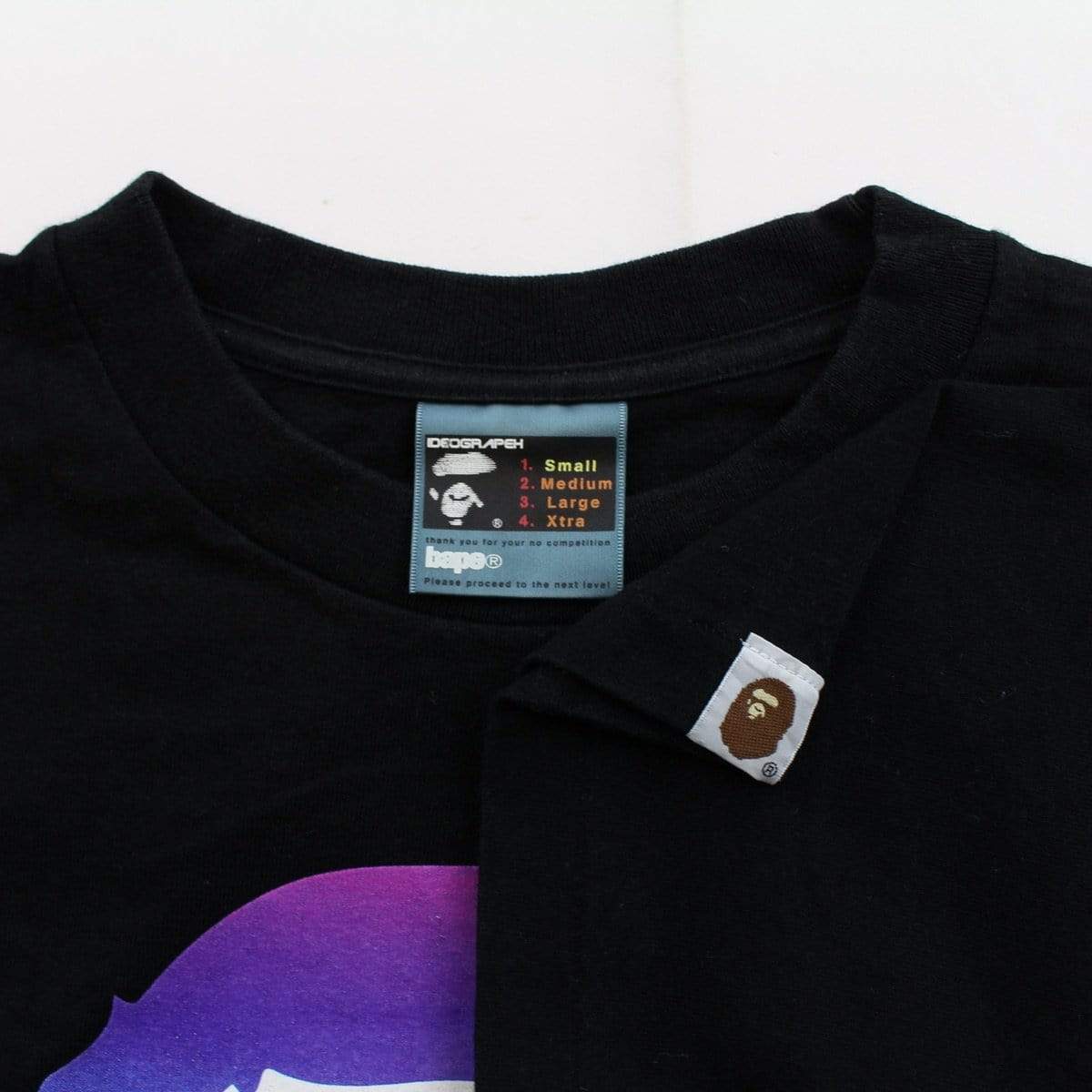 bape rainbow big ape tee black - SaruGeneral