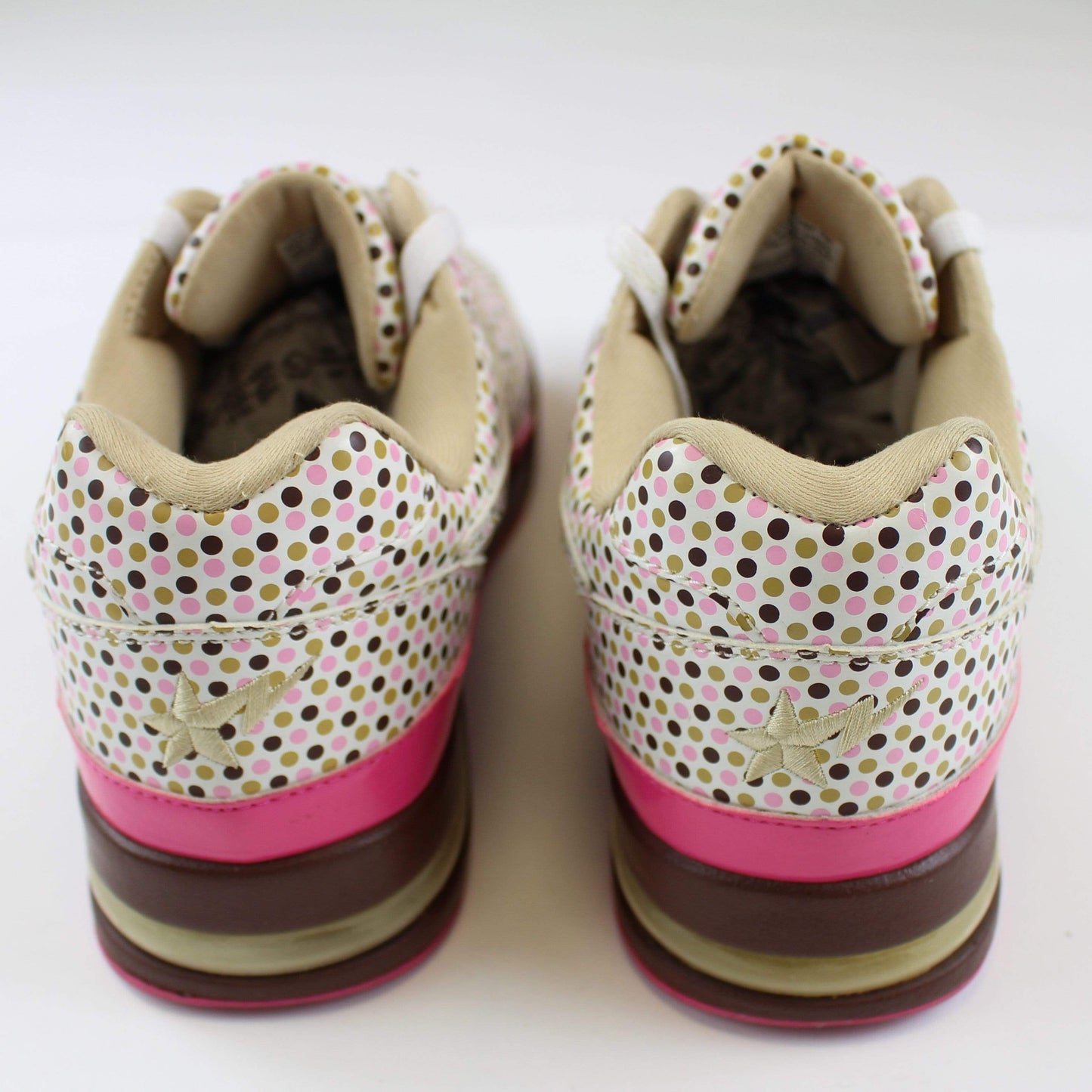 Bape Roadsta Pink & Brown Polkadot - SaruGeneral