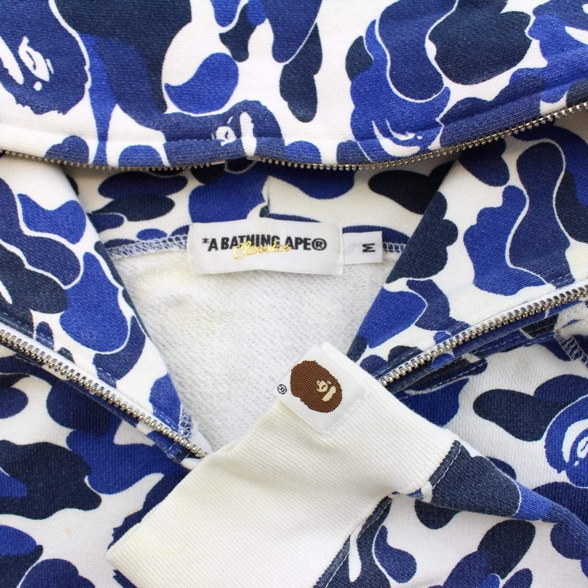 bape abc blue camo full zip - SaruGeneral