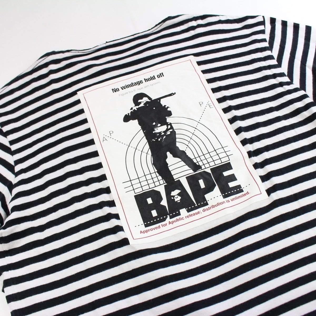 bape sniper black white ls - SaruGeneral