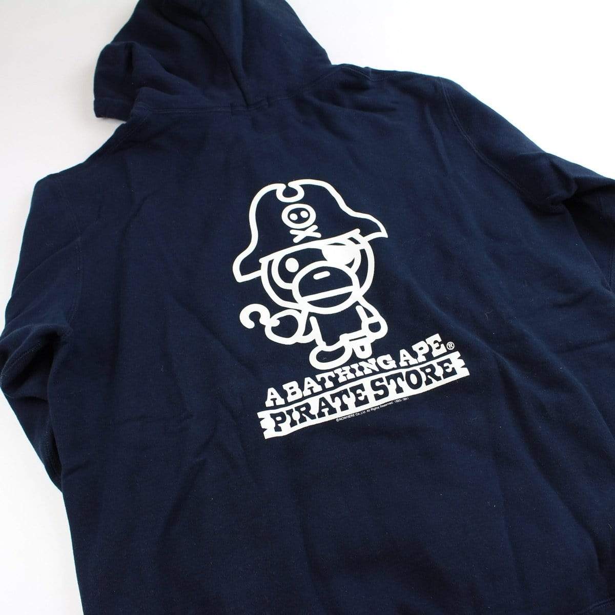 bape pirate store milo crosses hoodie black - SaruGeneral