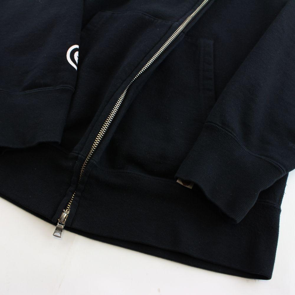 Bape 1st Green Camo Half Face Black Shark Hoodie Black - SaruGeneral