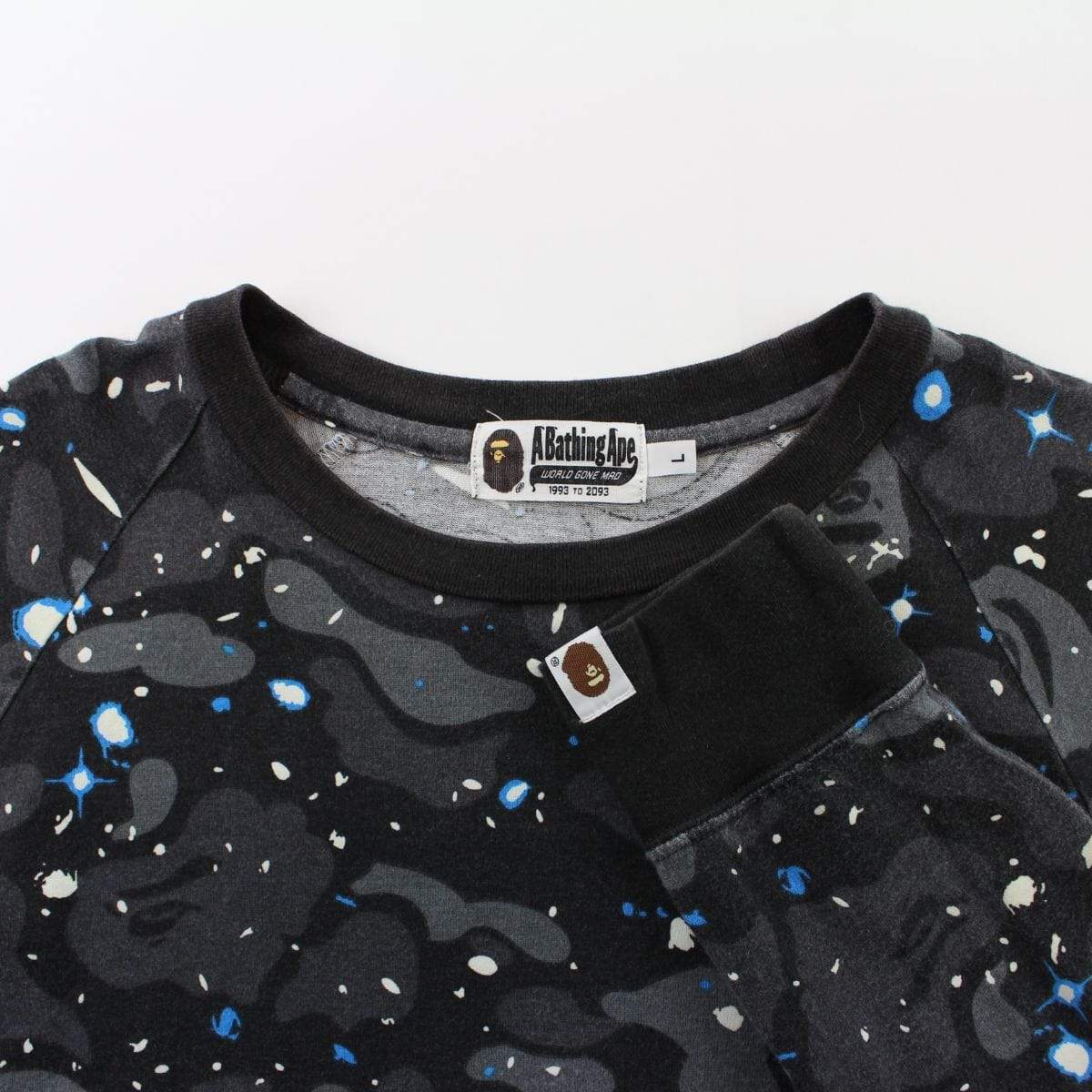Bape Space Camo Big Ape Logo LS - SaruGeneral