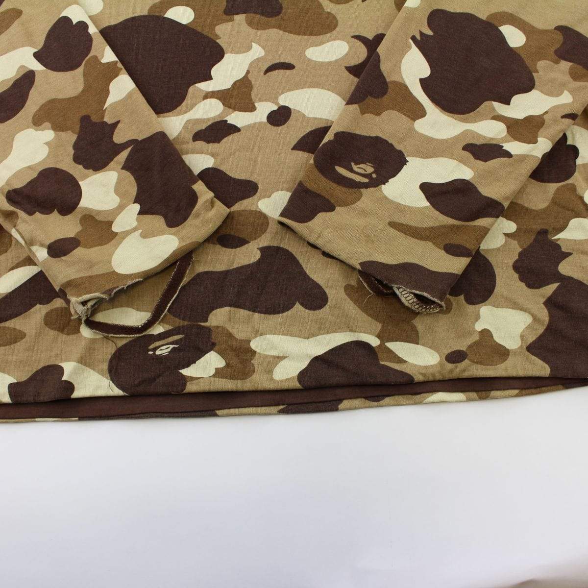 Bape 1st Green Camo Half Zip Shirt - SaruGeneral