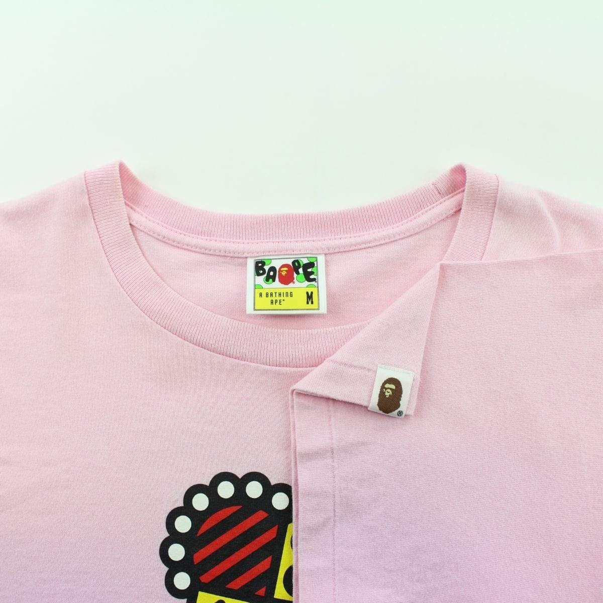 Bape Baby Milo Crown Tee Pink - SaruGeneral
