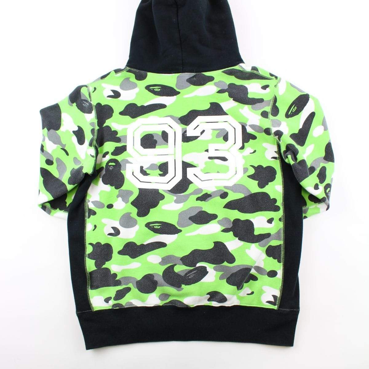 Bape Grey Camo 93 Hoodie Green - SaruGeneral
