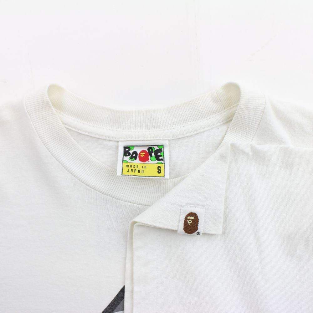 Bape Shark Man Figure Tee White - SaruGeneral