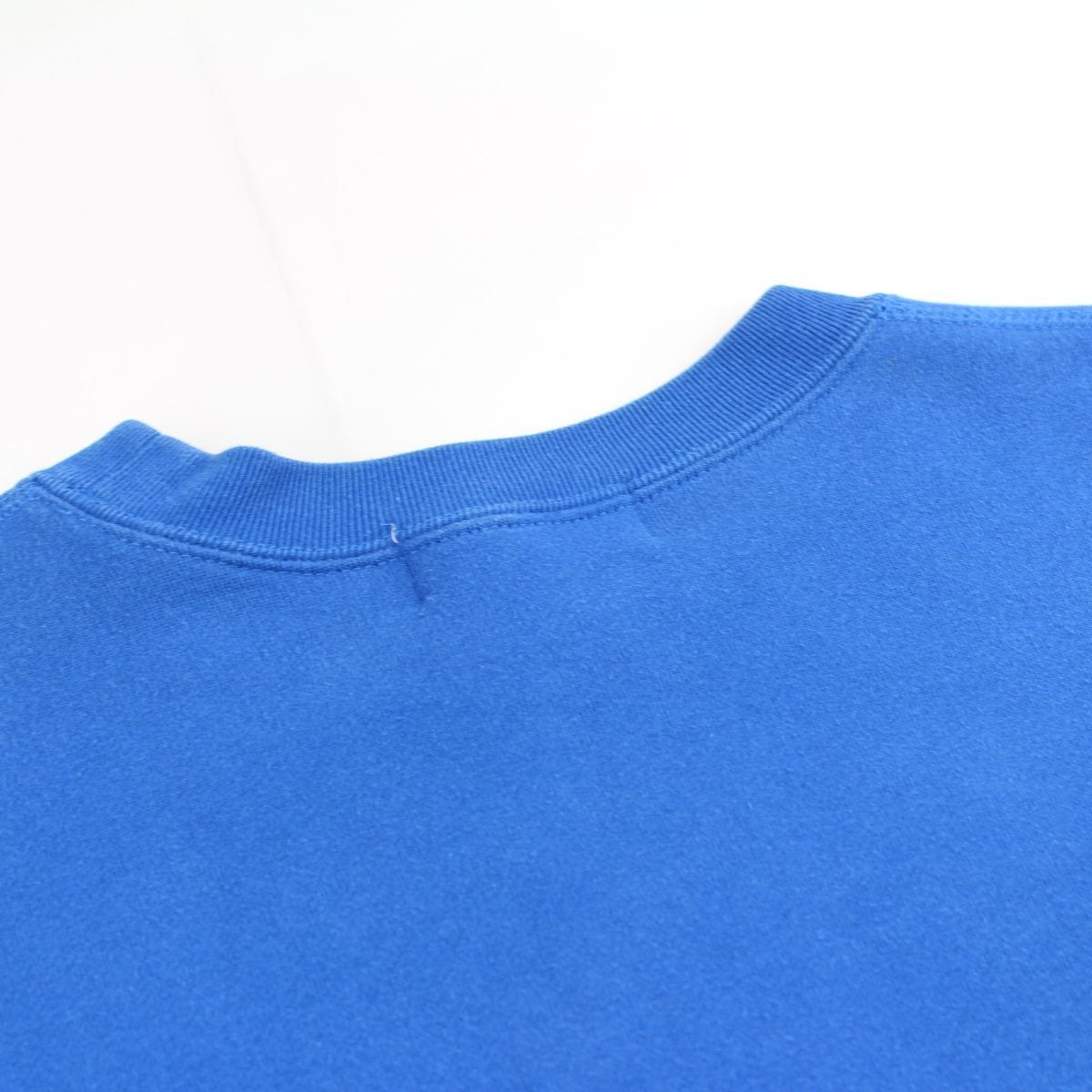 Bape flame big ape logo crewneck blue - SaruGeneral