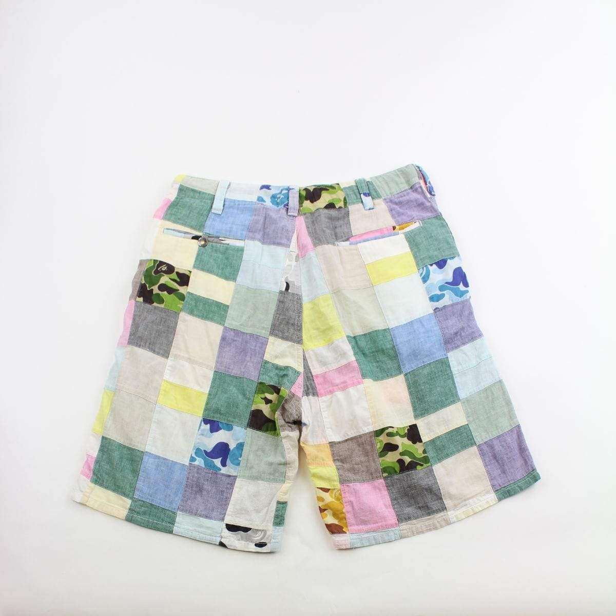 Bape Patchwork Shorts - SaruGeneral