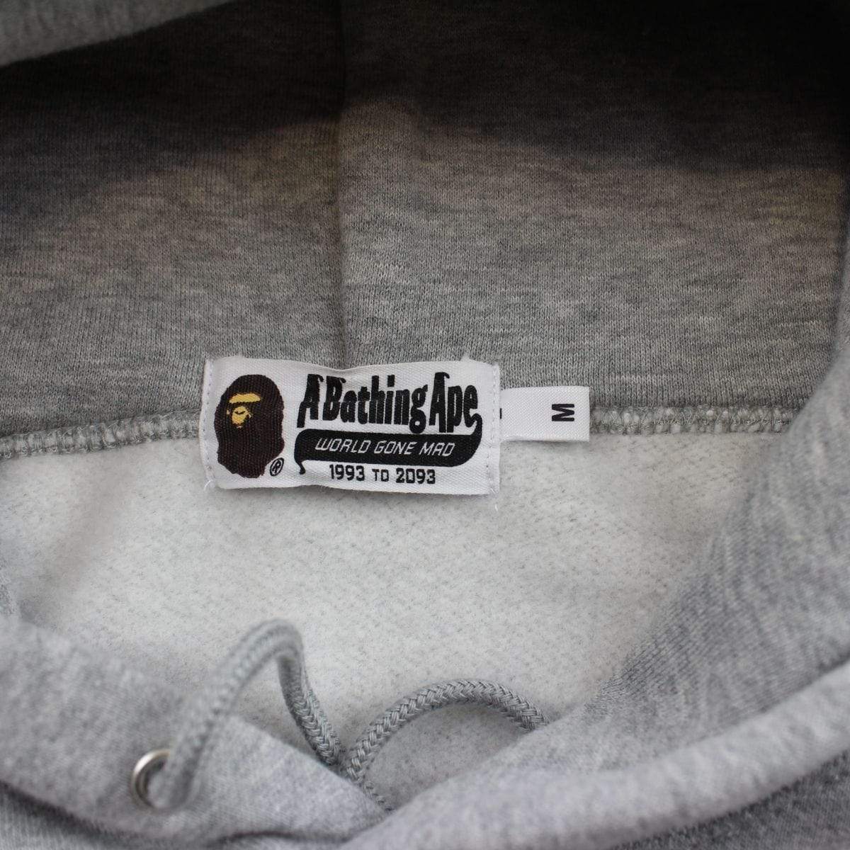 Bape Pink College Logo Sta Hoodie Grey - SaruGeneral