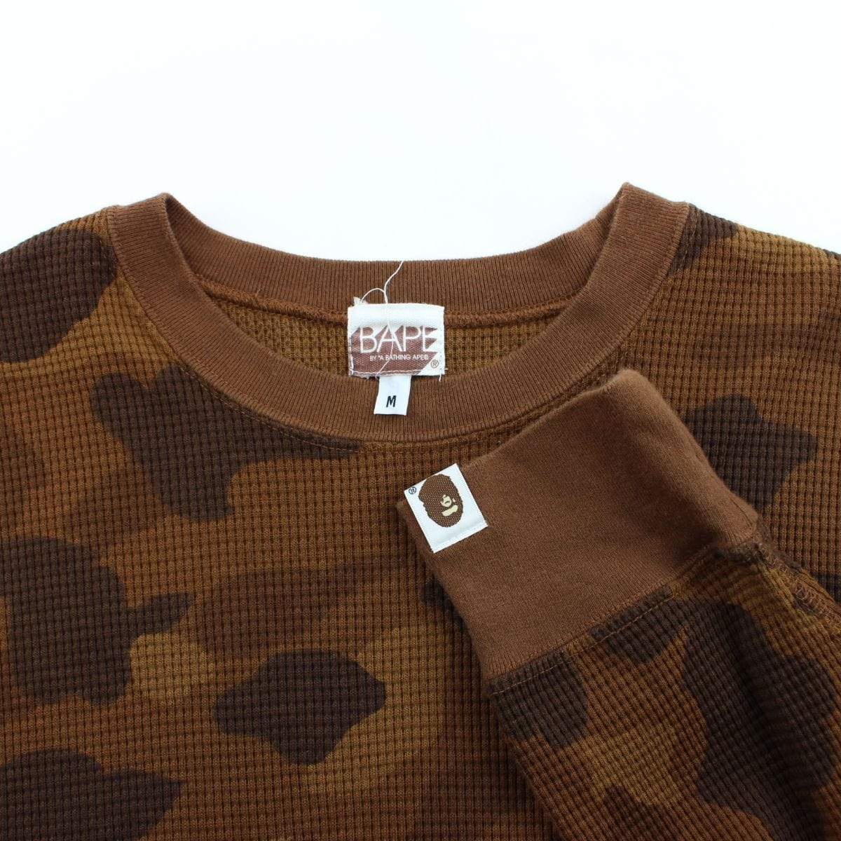 Bape Brown Camo Waffle LS - SaruGeneral