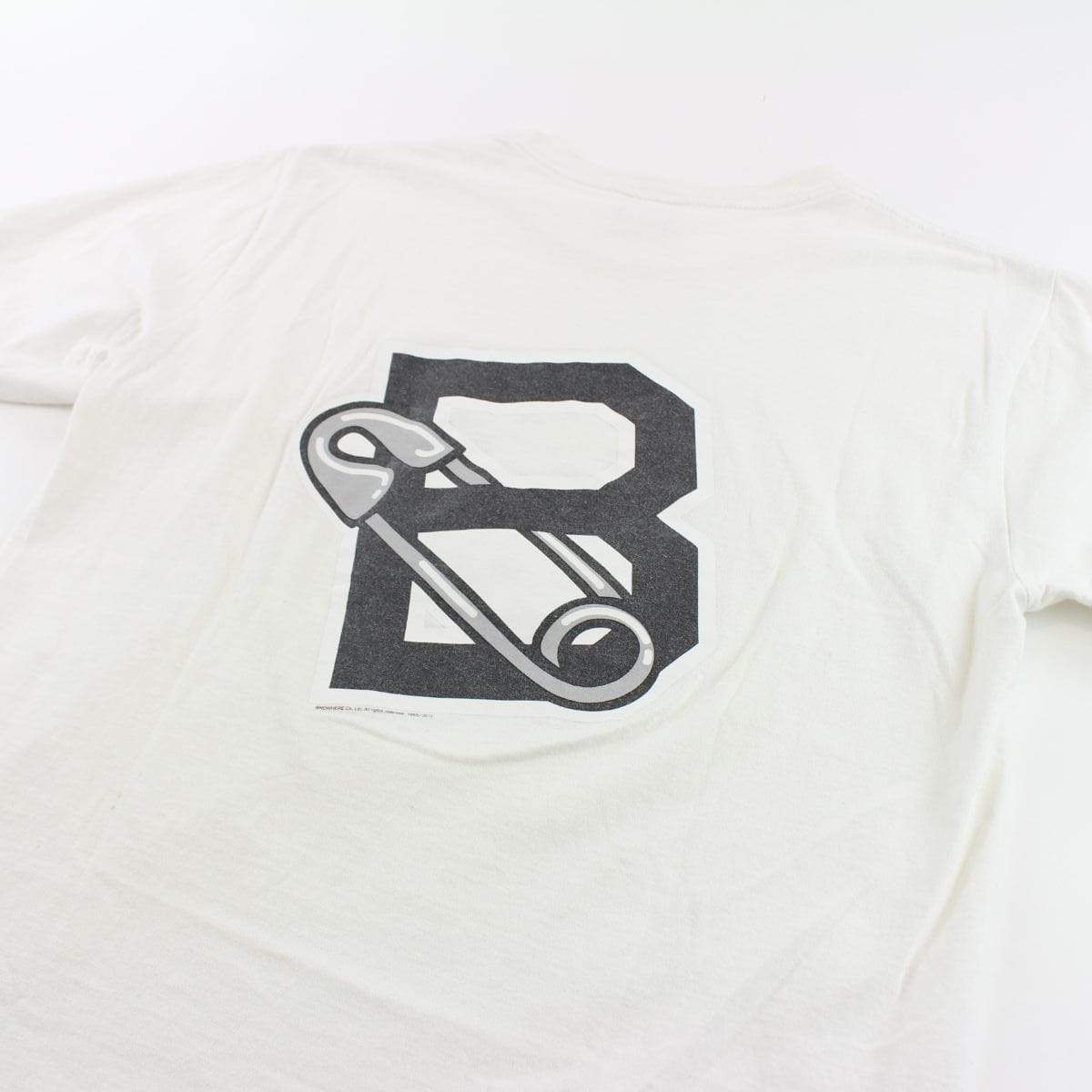 Bape Grey Big Ape Logo Tee White - SaruGeneral