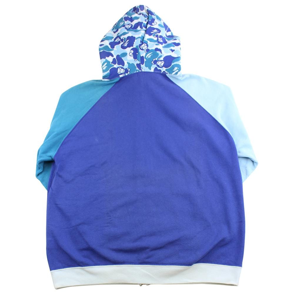 Bape abc milo blue Camo full zip L - SaruGeneral