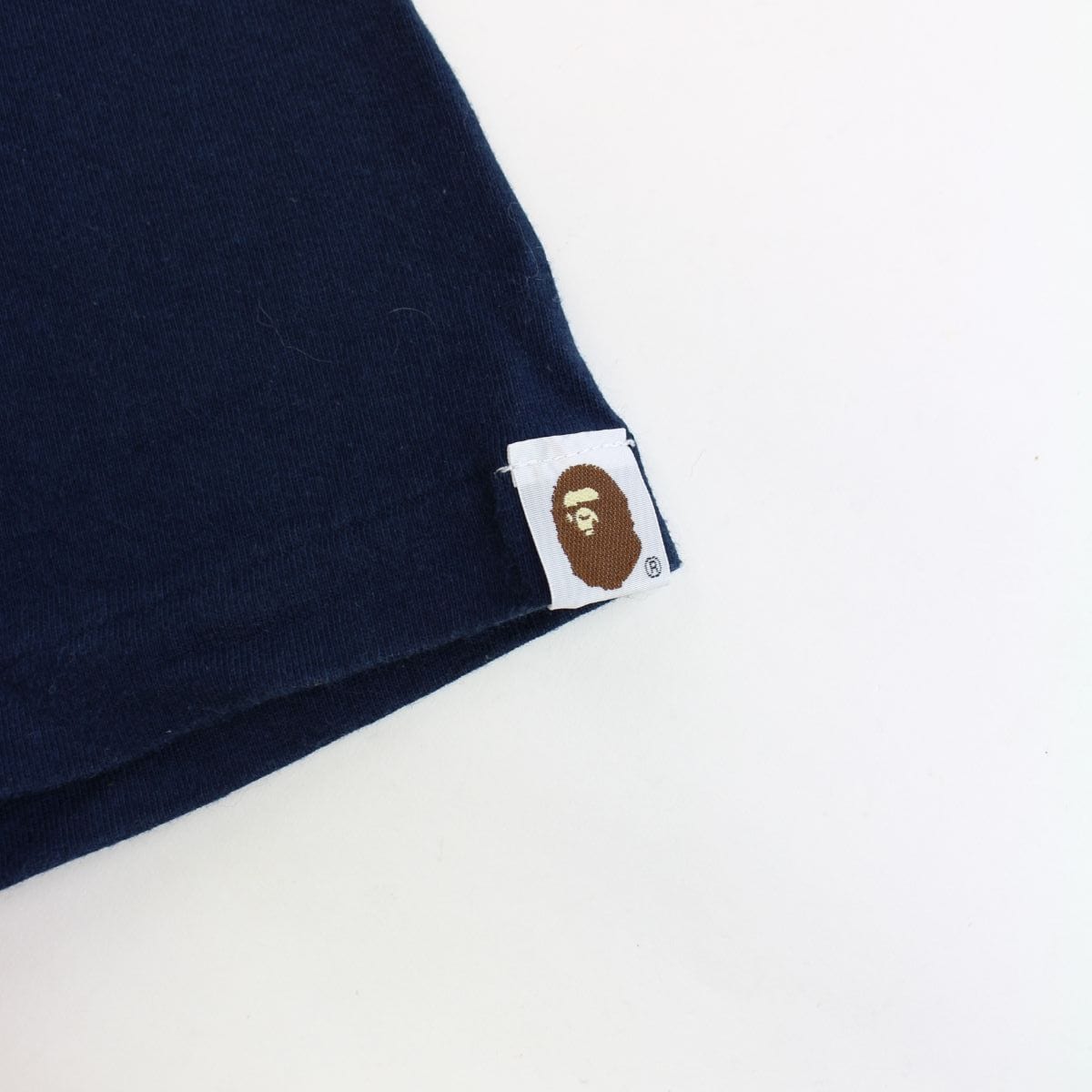 bape green shark face tee navy - SaruGeneral