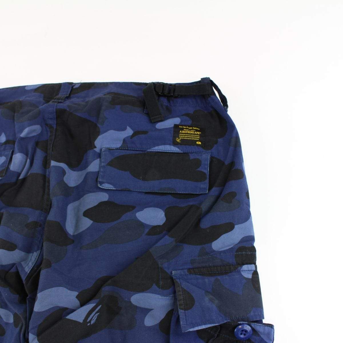 Bape Blue Camo Cargo Pants - SaruGeneral