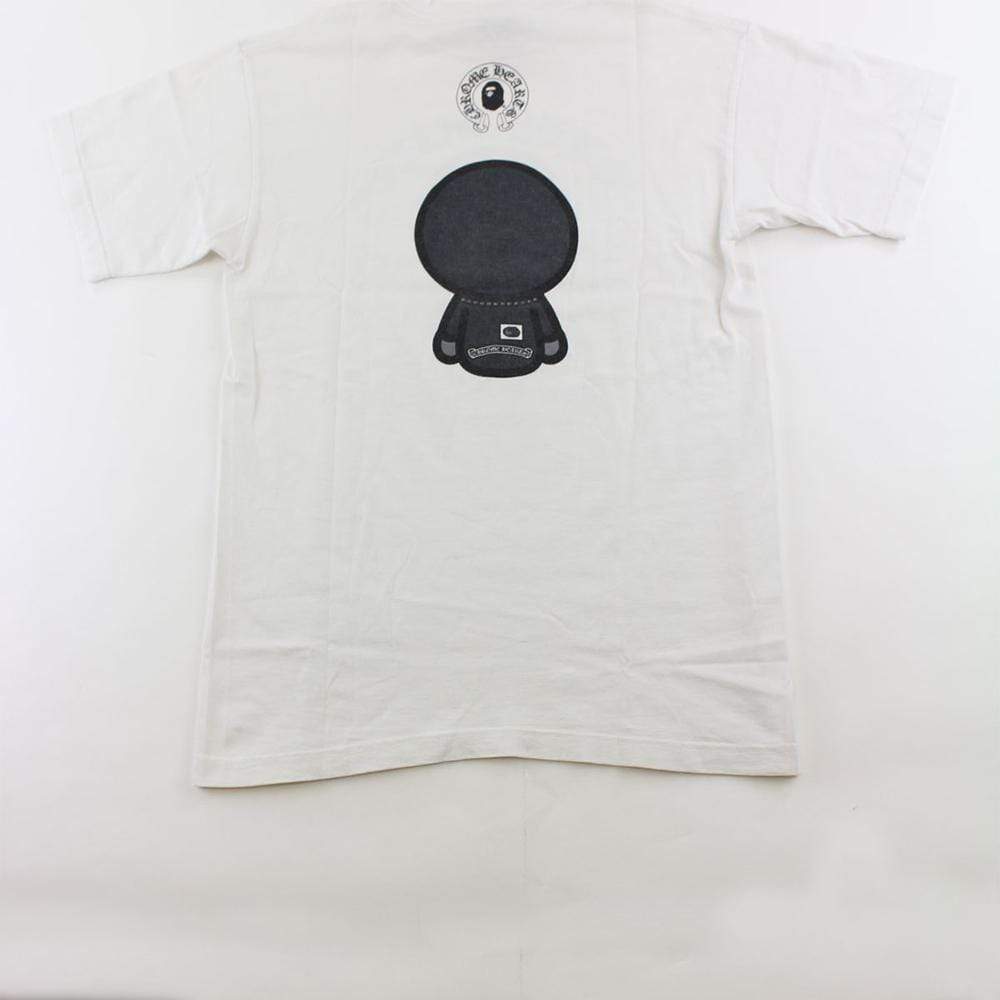 Bape x Chrome Hearts Baby Milo Logo Tee Black - SaruGeneral