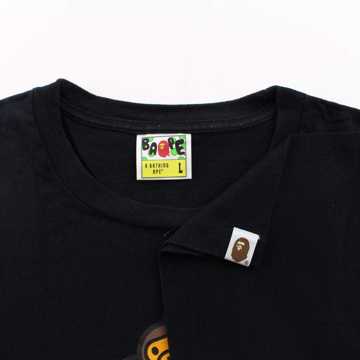 Bape Baby Milo in Milo Head Tee Black - SaruGeneral