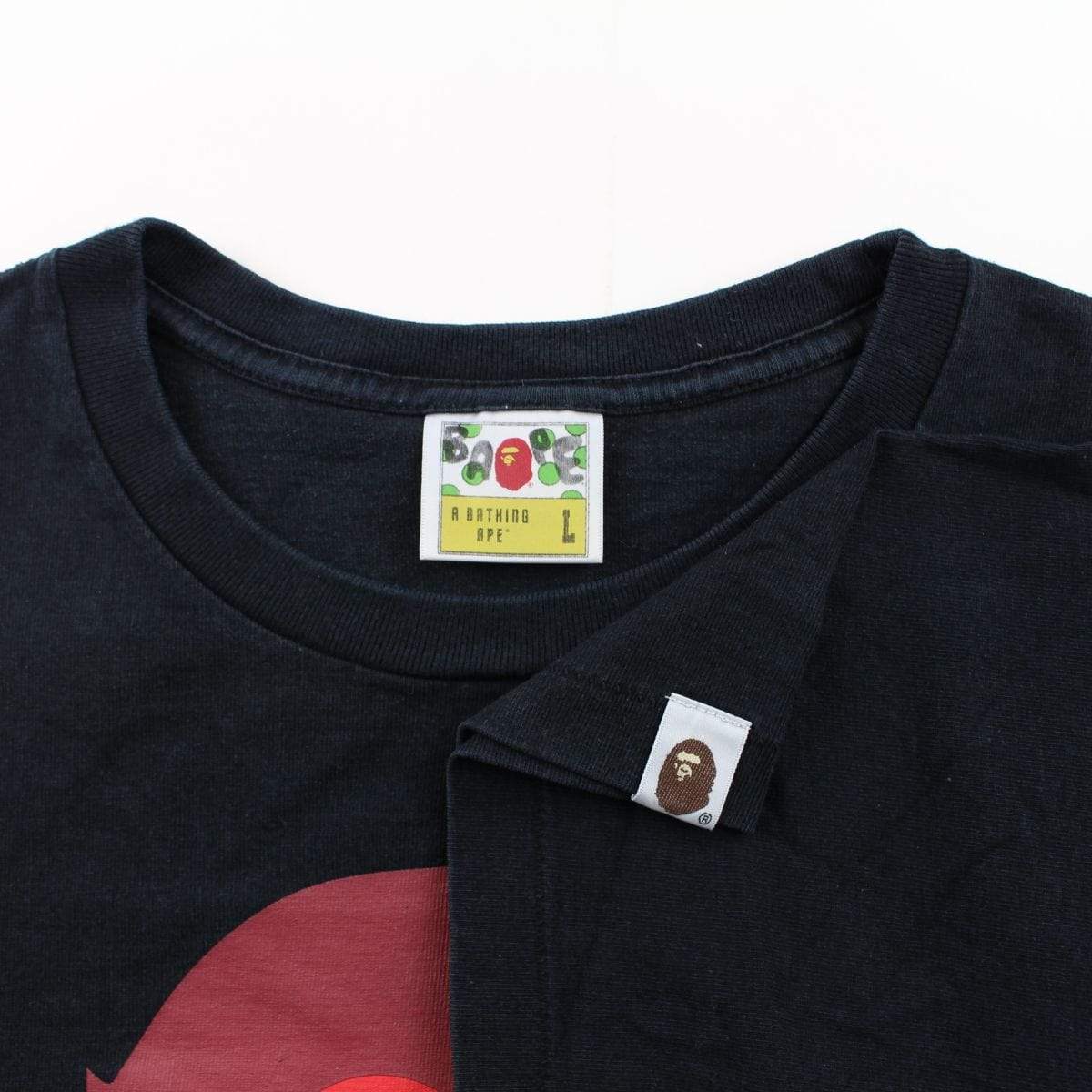 Bape Spots Big Ape Logo Tee Black - SaruGeneral