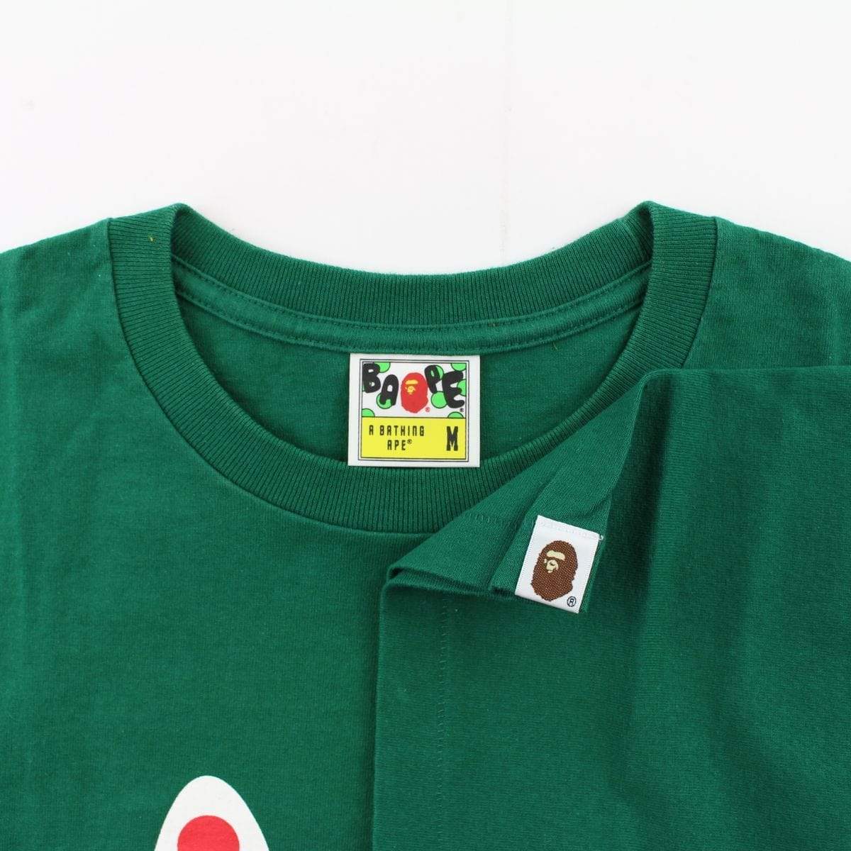 Bape Black Shark Face Tee Green - SaruGeneral