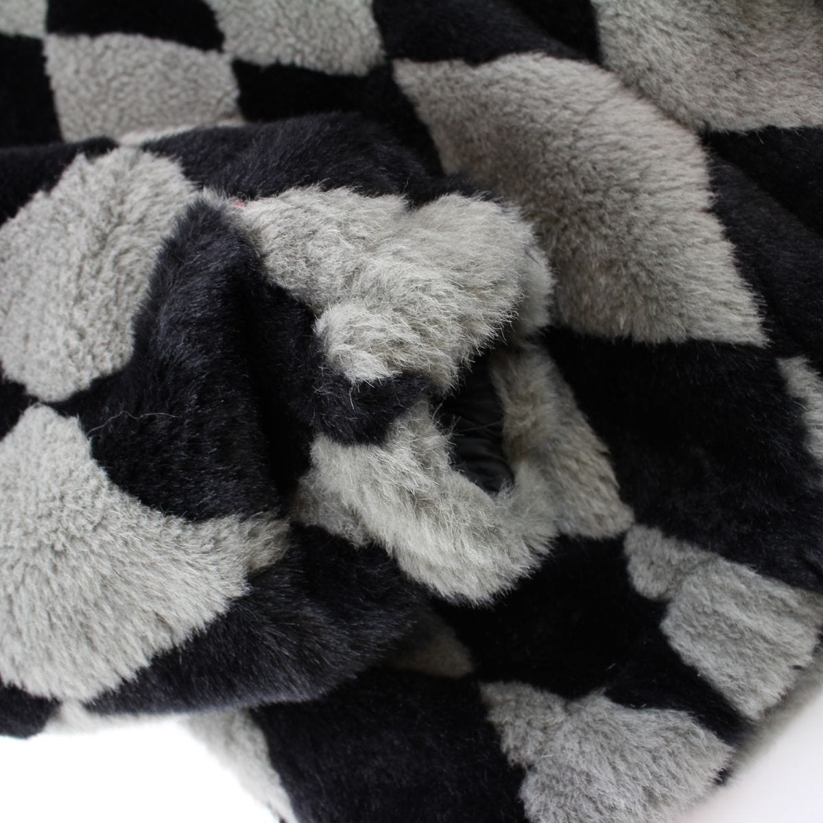 Supreme Diamond Faux Fur jacket AW18 - SaruGeneral