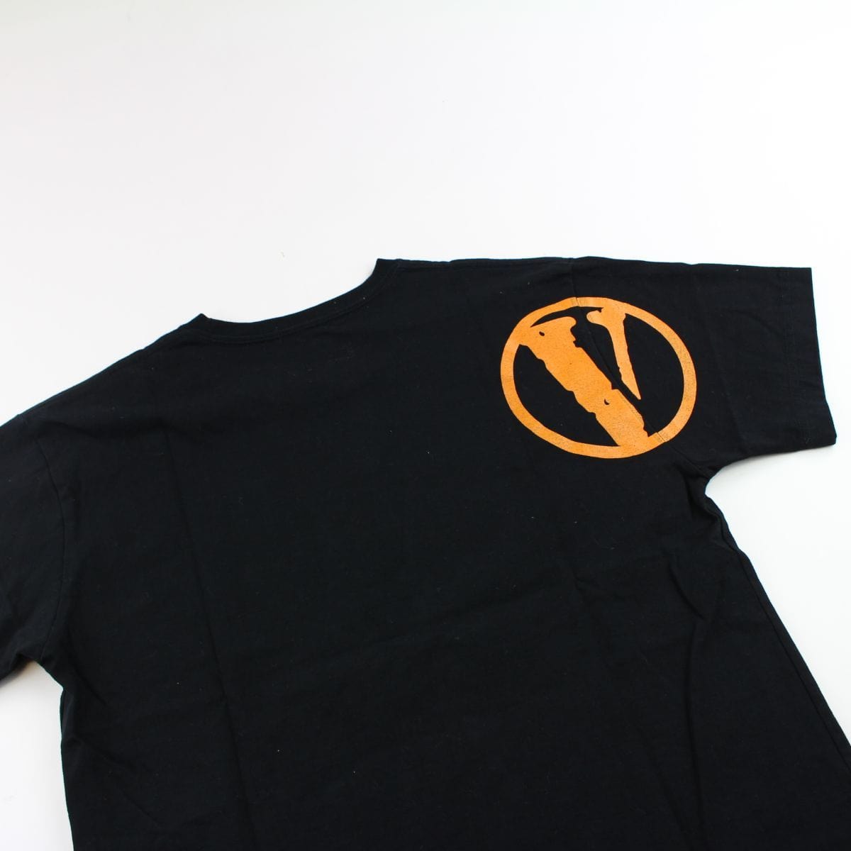 Vlone x neighborhood Skull Logo Tee Black - SaruGeneral
