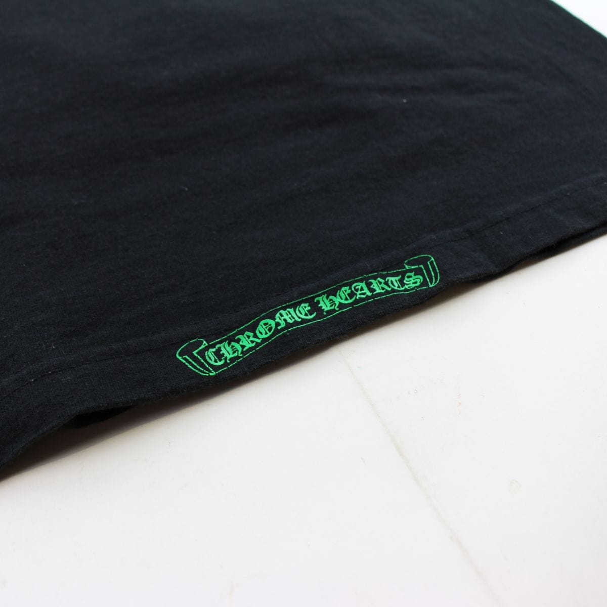 chrome hearts green Cross stars logo ls black 90's - SaruGeneral