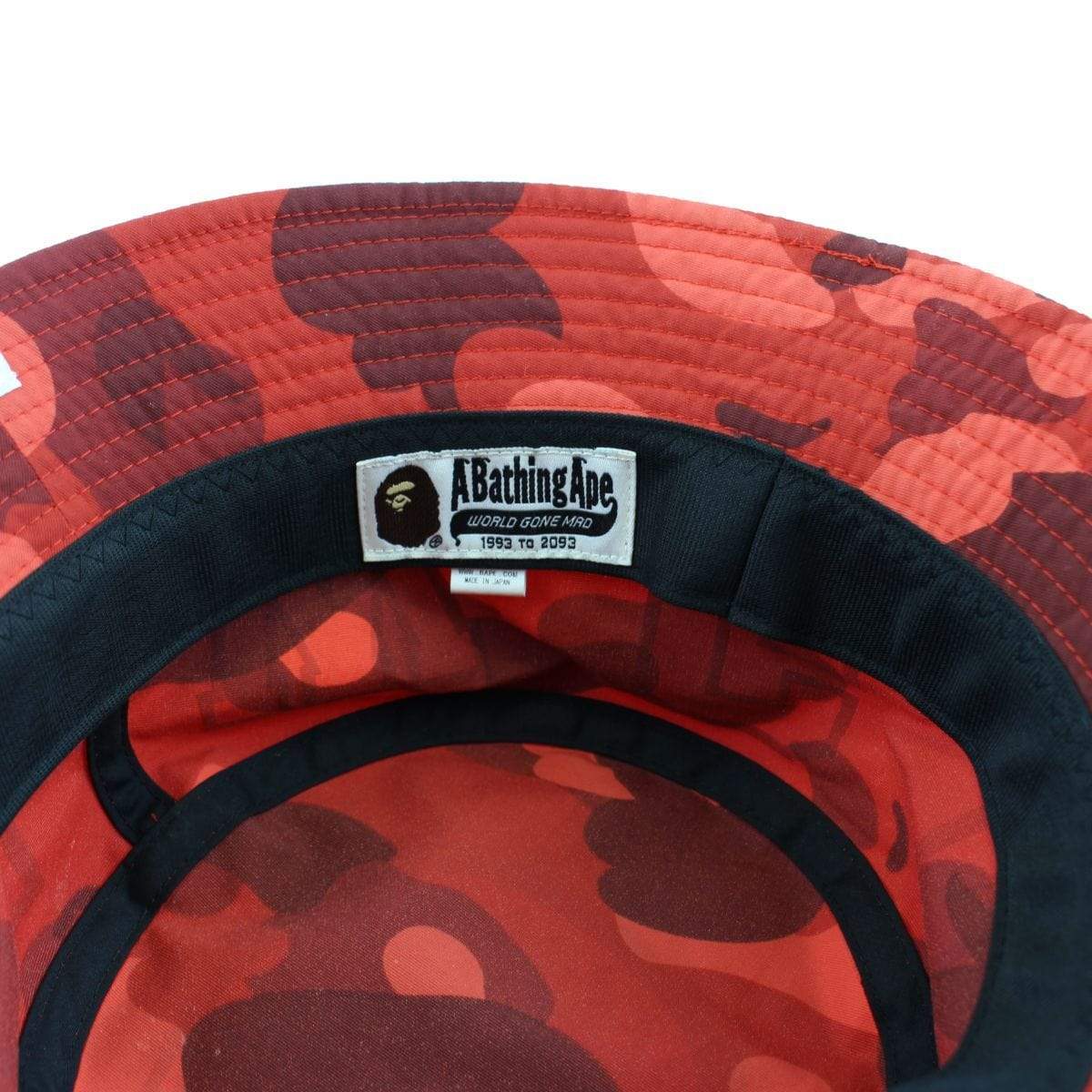 Bape Shark Face Bucket Hat Red Camo - SaruGeneral