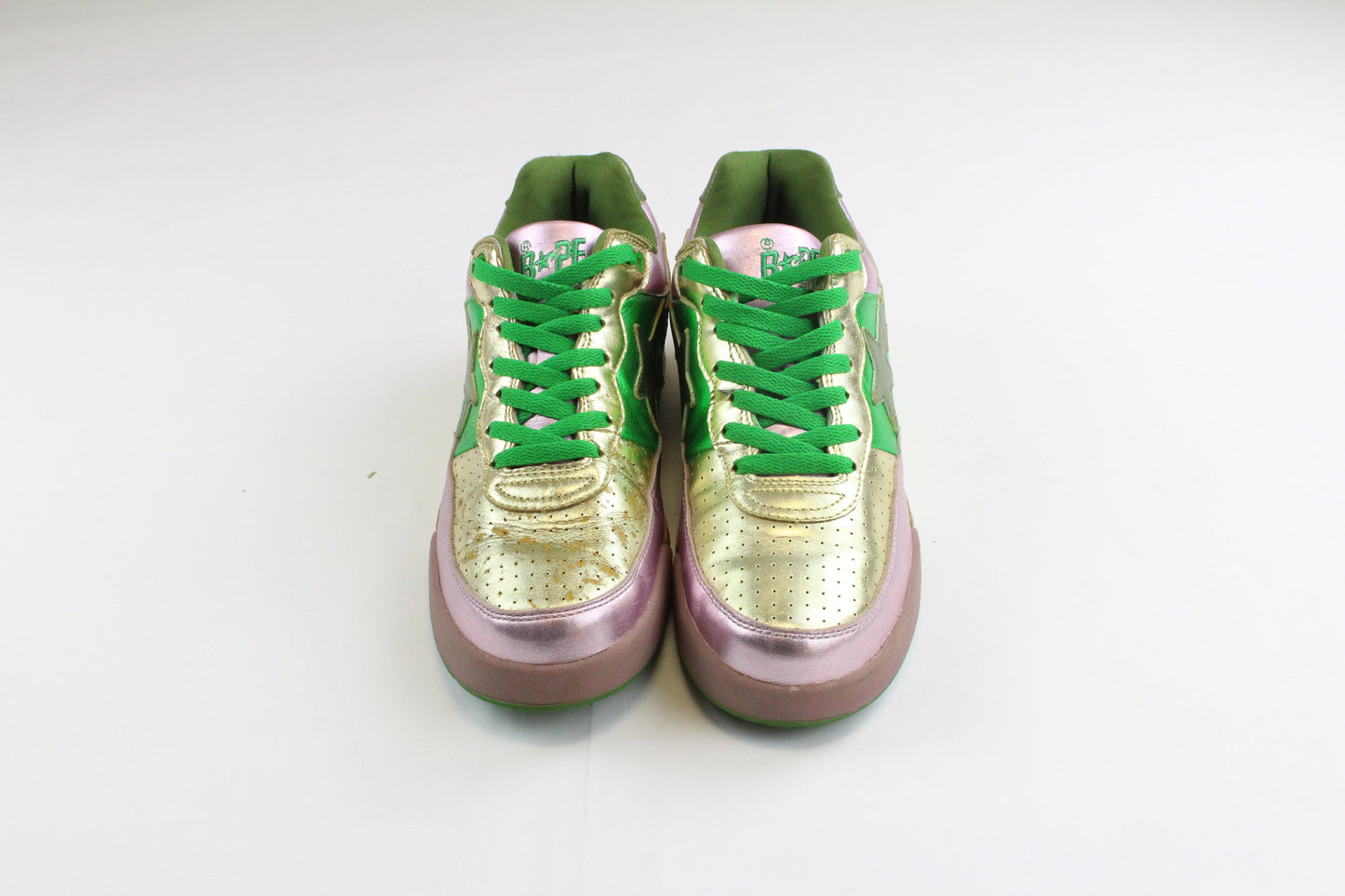 bape Roadsta Pharrell Gold & Pink - SaruGeneral