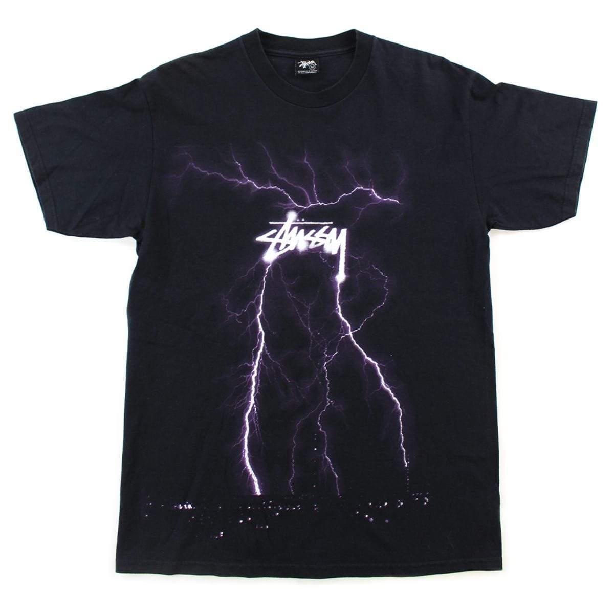 Stussy Lightning Tee Black – SARUGENERAL