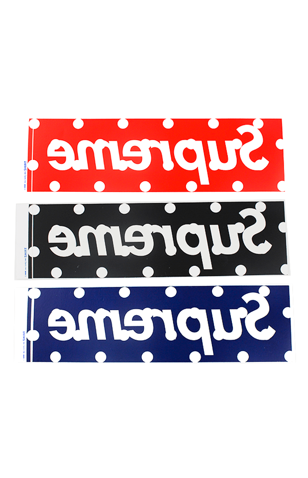 Supreme x CDG Box Logo Sticker set – SARUGENERAL Supreme x CDG Box Logo Sticker set – SARUGENERAL