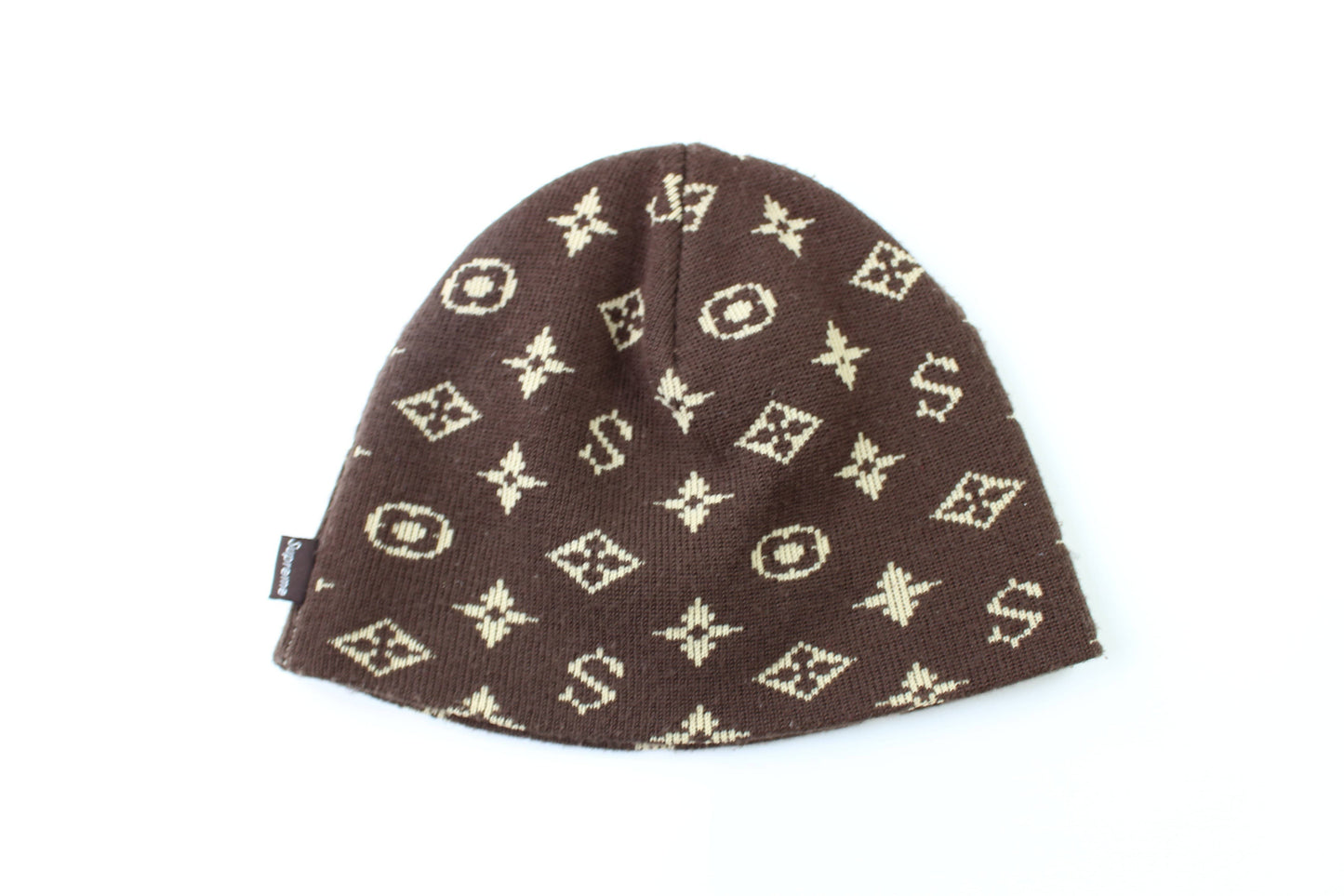 Supreme x LV Beanie Brown - SaruGeneral