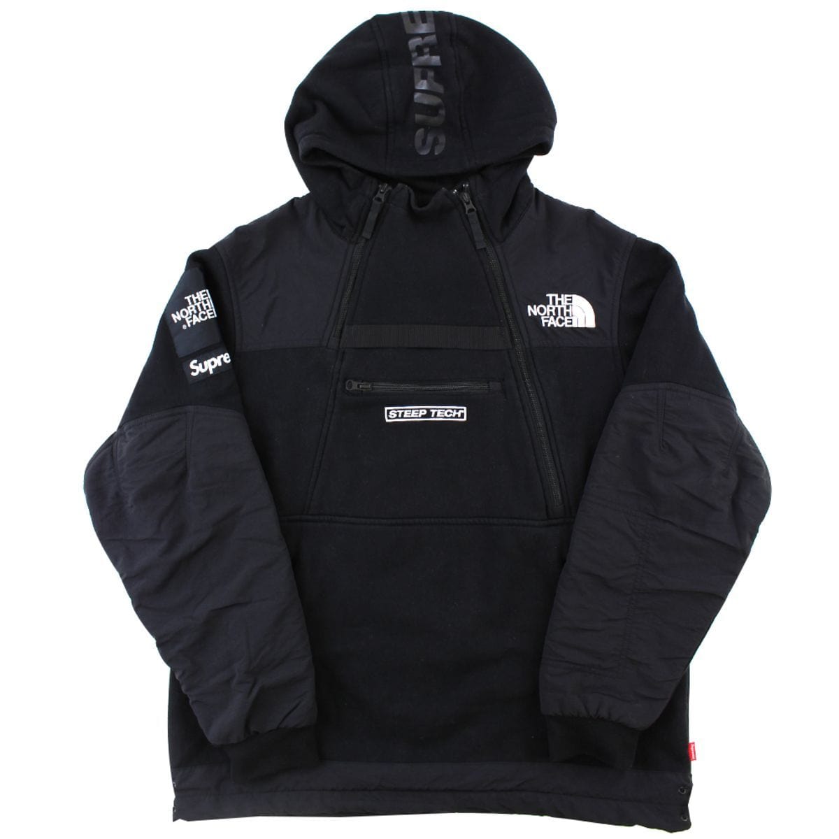 Supreme x TNF Steep Tech Pullover Black – SARUGENERAL