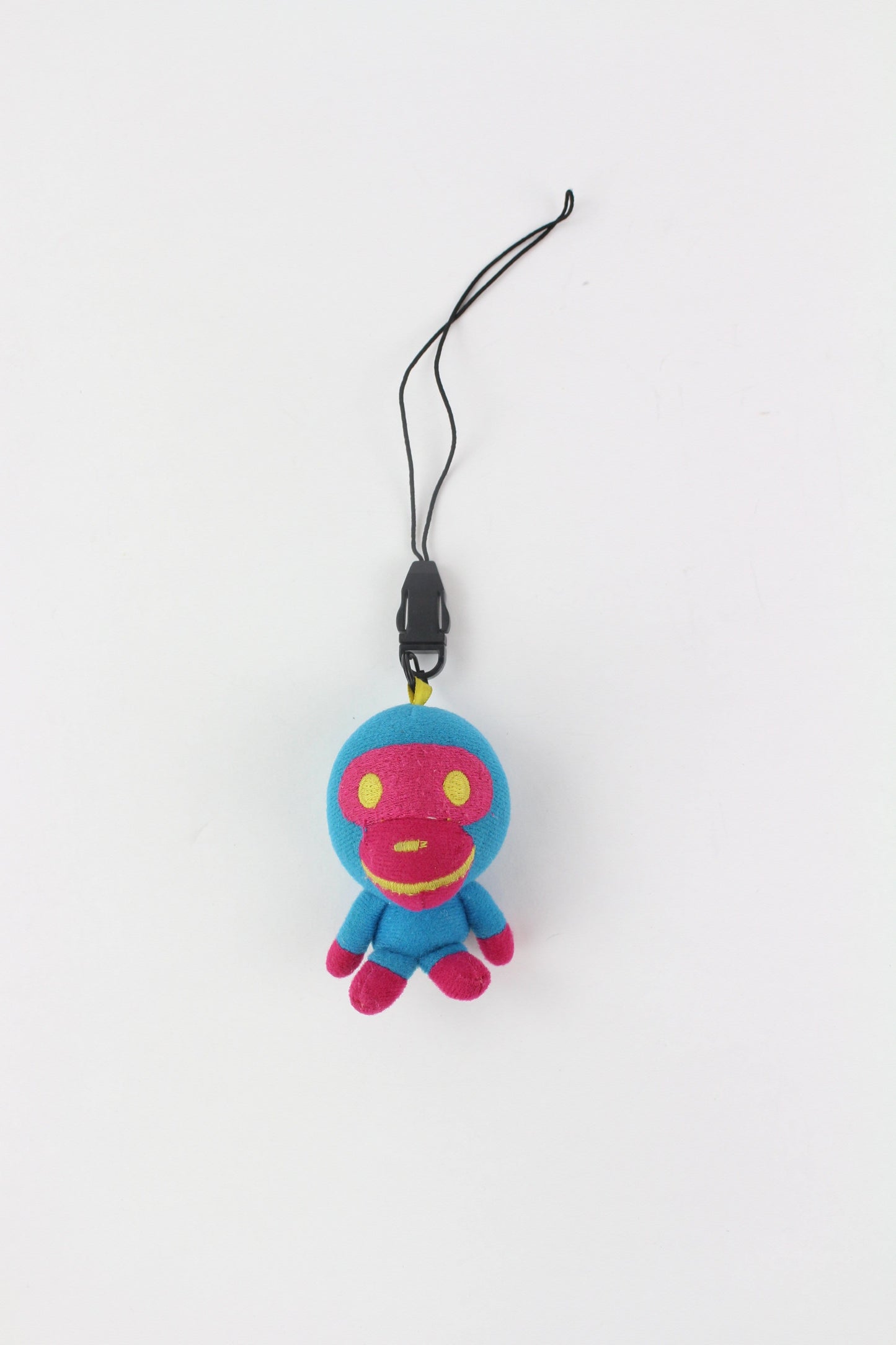 bape milo pink blue neon plush keychain - SaruGeneral
