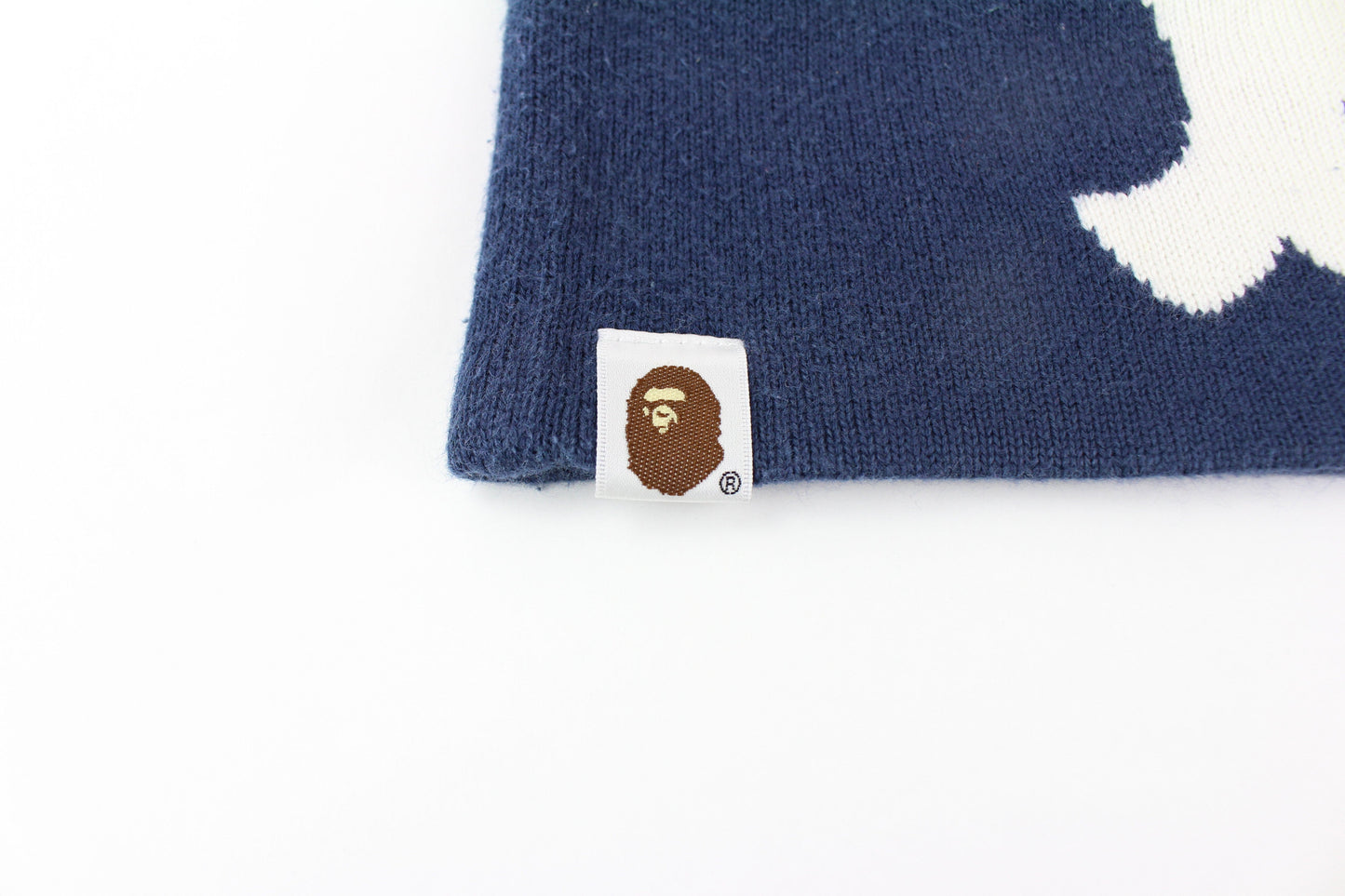bape panda face beanie navy - SaruGeneral