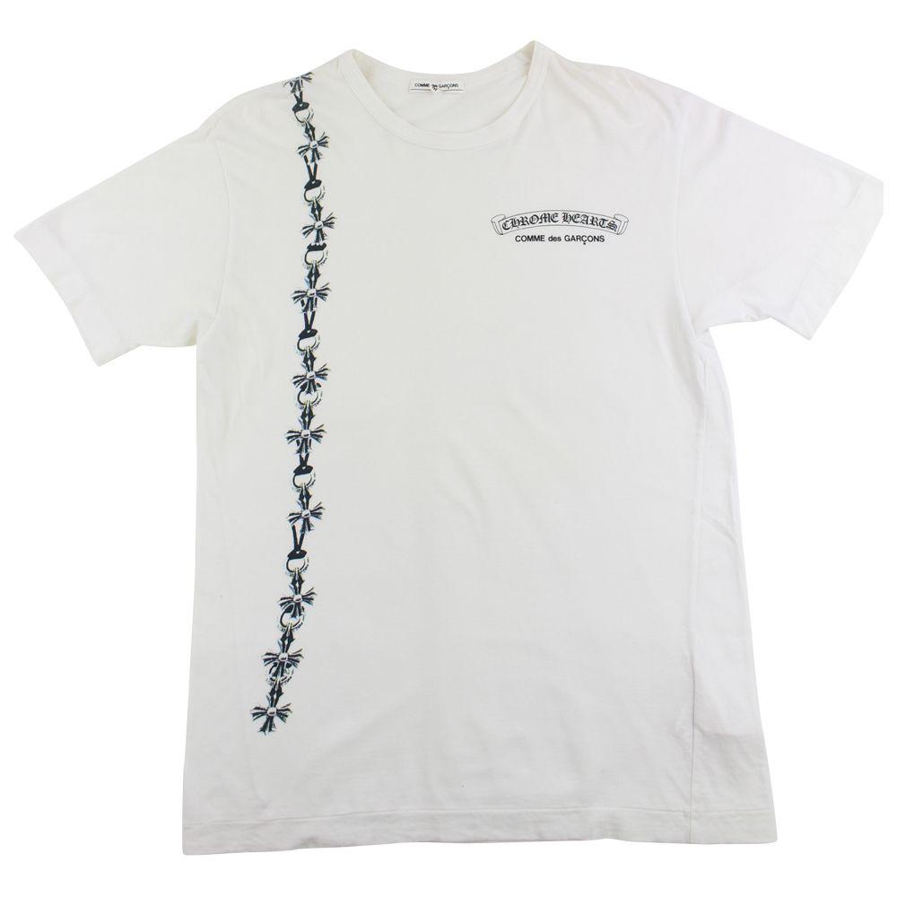 Chrom hearts × comme de garçon WネームTシャツ Chrom hearts × comme de garçon WネームTシャツ