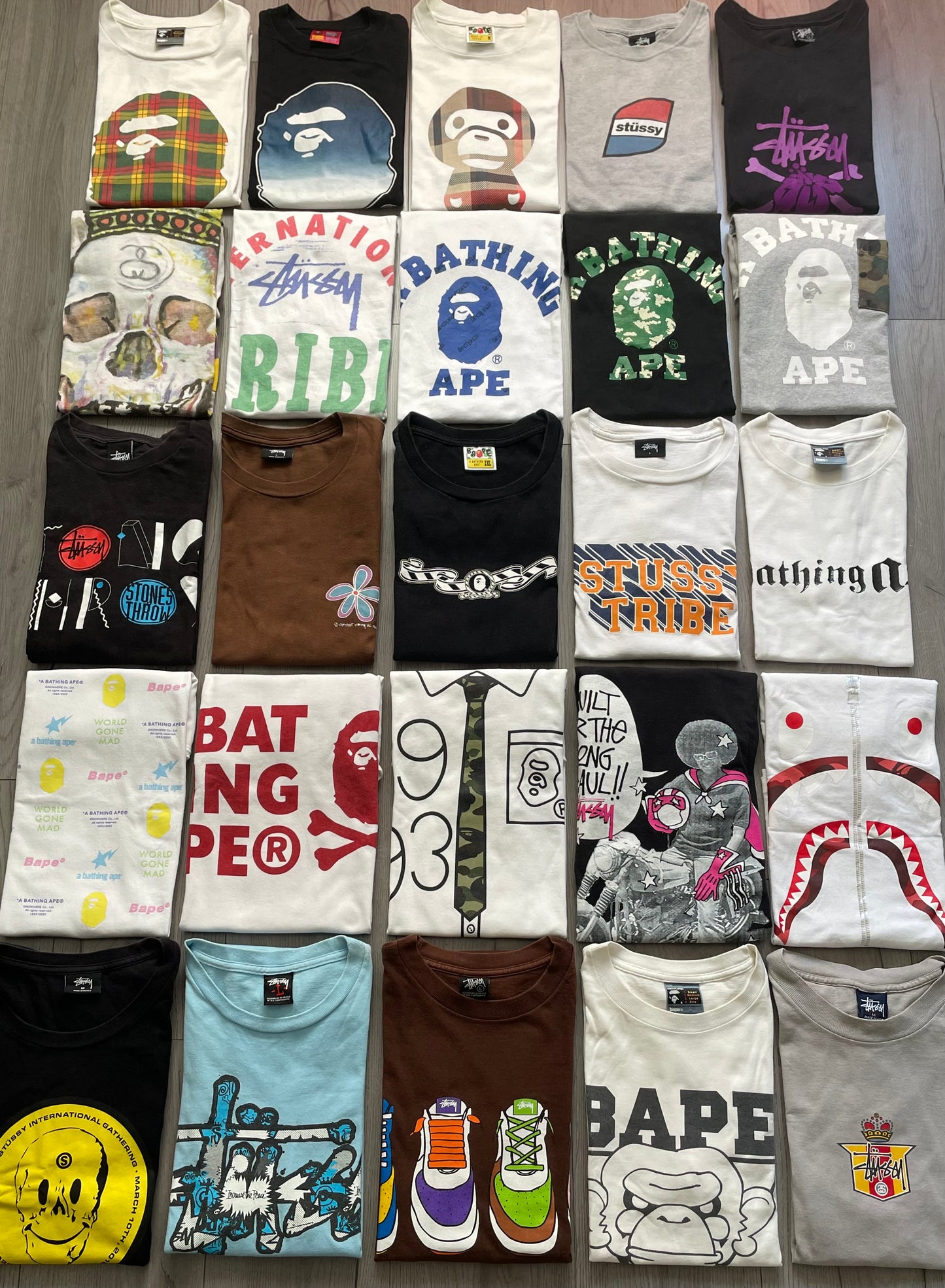 x25 Bape Tee Box