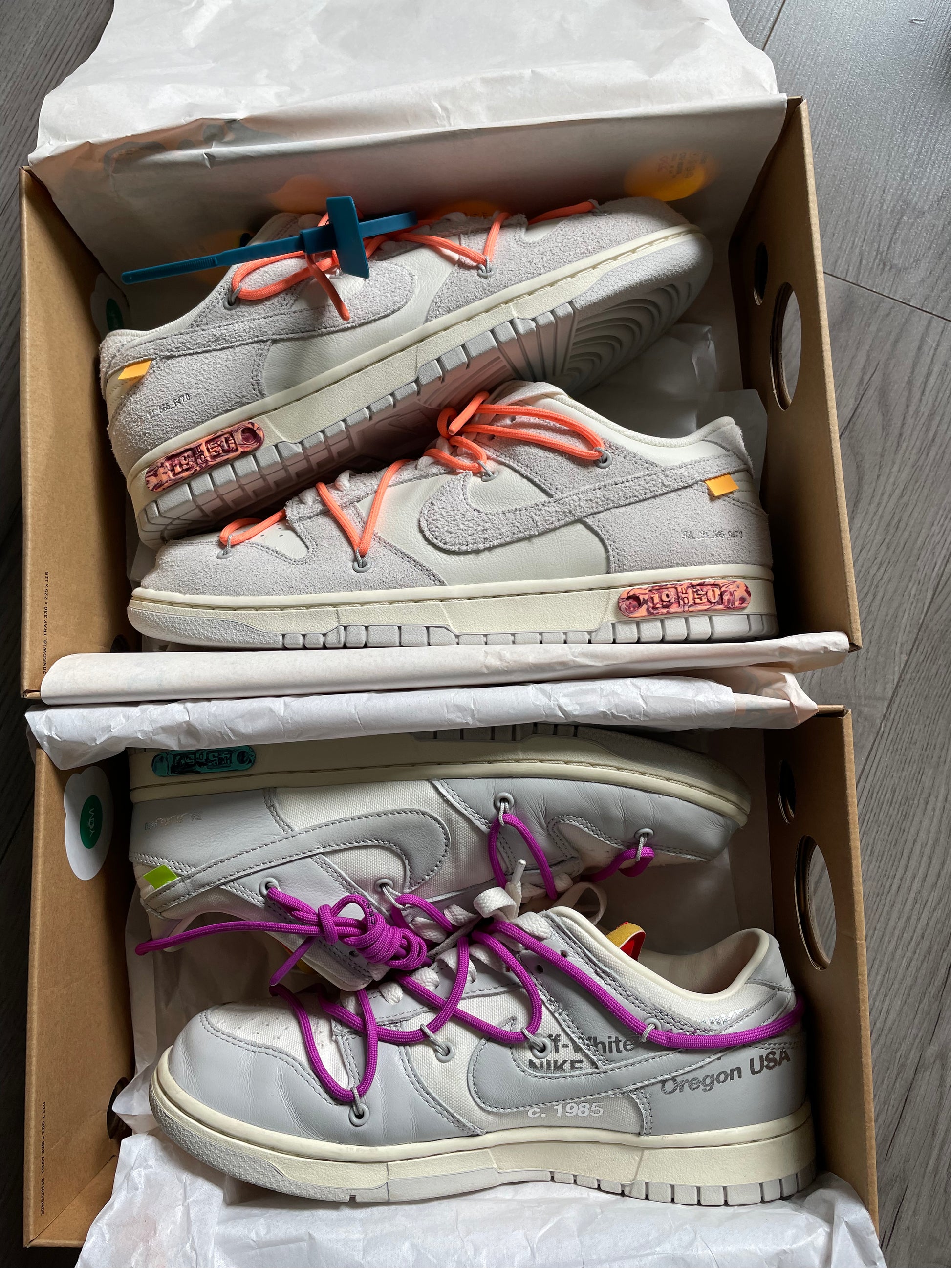 Off White Sneaker Wholesale Bundle 5 Authentic Off White Sneakers SARUGENERAL